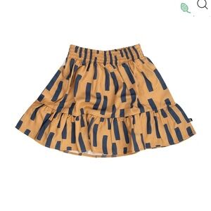 Charming Tan and Blue Kids Skirt by designer Carlijnq